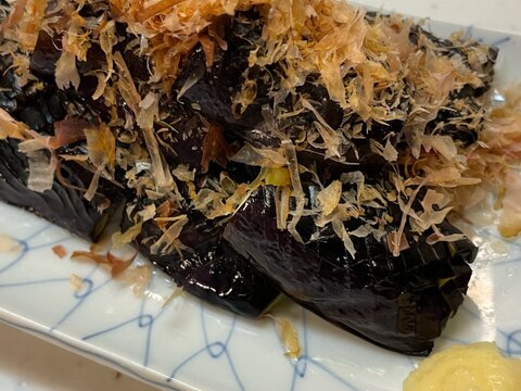 油少なめでヘルシー焼き茄子の作り方。